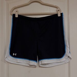 Under Armour Black Blue and White HeatGear Mesh Shorts​​
